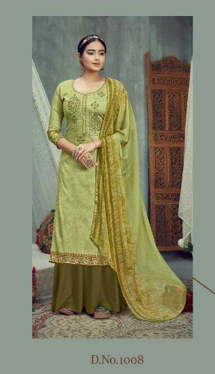 ROLI MOLI SARINA Latest fancy festive Wear Pure Glace cotton Designers Embroidery Readymade Salwar suit collection