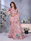 Vc Samaira Linen Cotton Fancy Saree Wholesale Market Surat