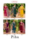 Pihu By Ossm Roman Silk Kurti With Bottom Dupatta Wholesale Market In Surat