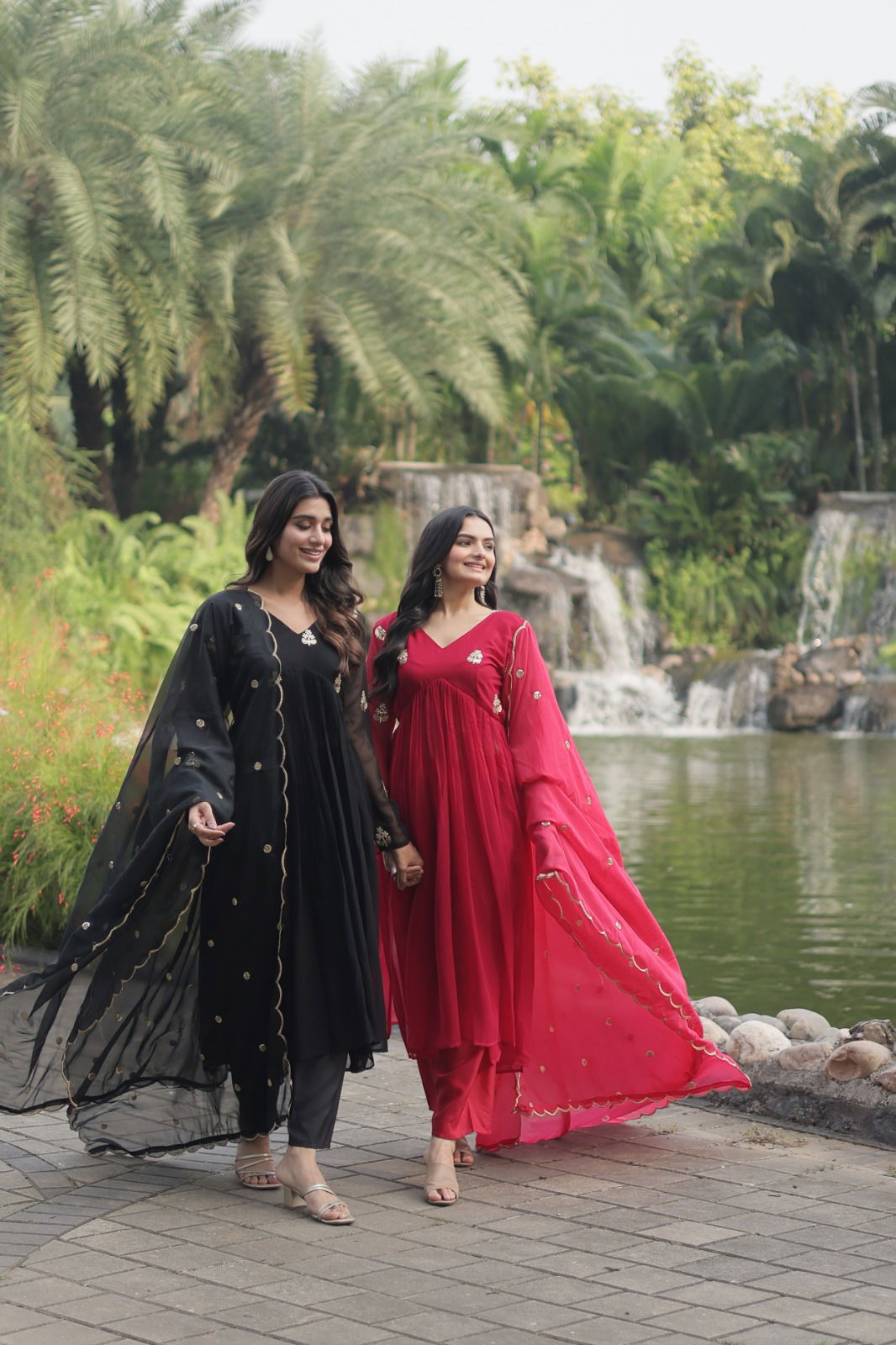 KA 1062 Designer Alia Cut Kurti With Bottom Dupatta Catalog