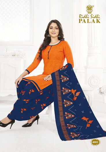 Riddhi Siddhi Palak 4 Latest Fancy Designer Casual Wear Cotton Printed Readymade Salwar Suit Collection
