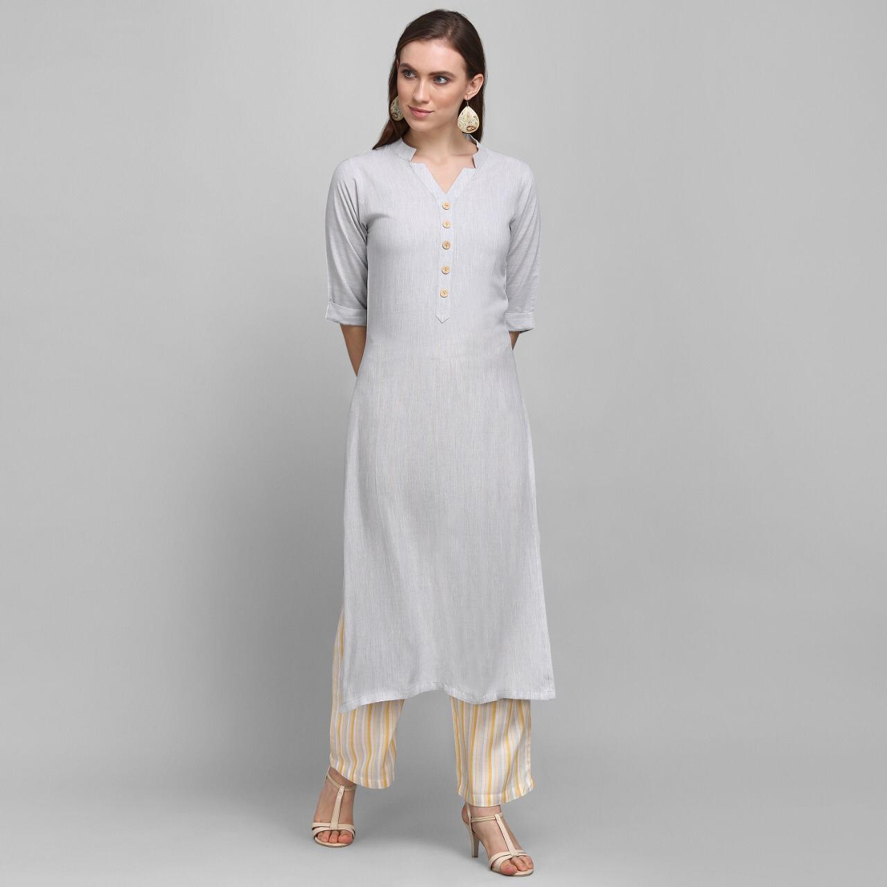 Latest Collection Of Beautiful Kurti With Plazo Casual Wear, Office Wear, and Any Special Occasion.