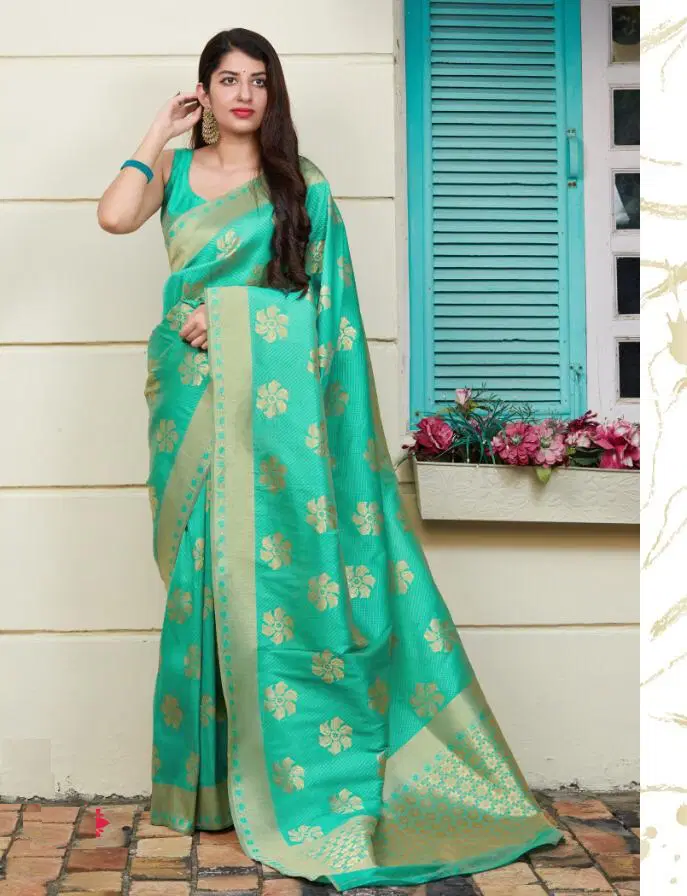 Manjubaa Mahamaya Silk Latest Designer Party Wear Silk Saree Collection 