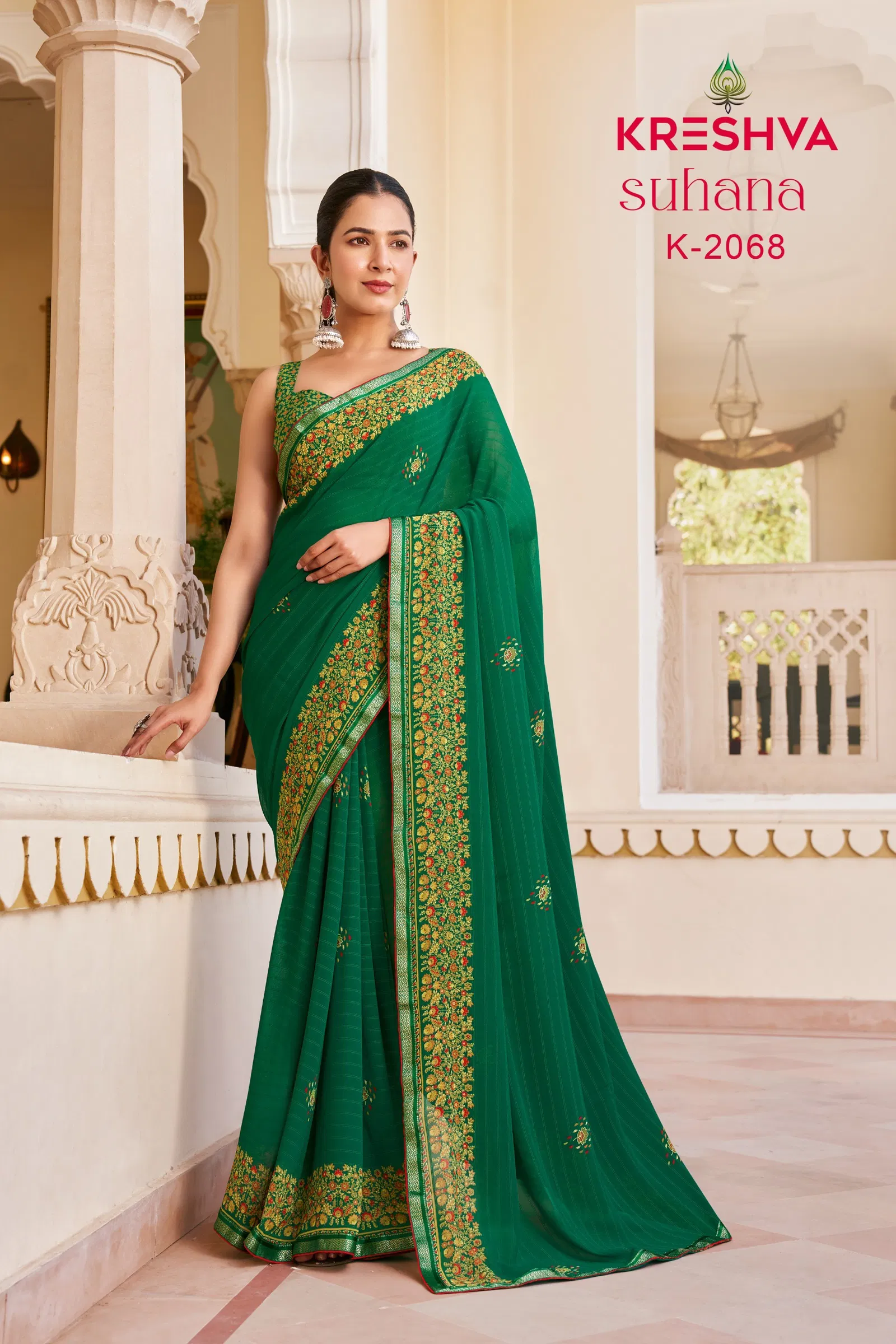 Suhana By Kreshva Dani Georgette Printed Daily Wear Saree Orders In India
