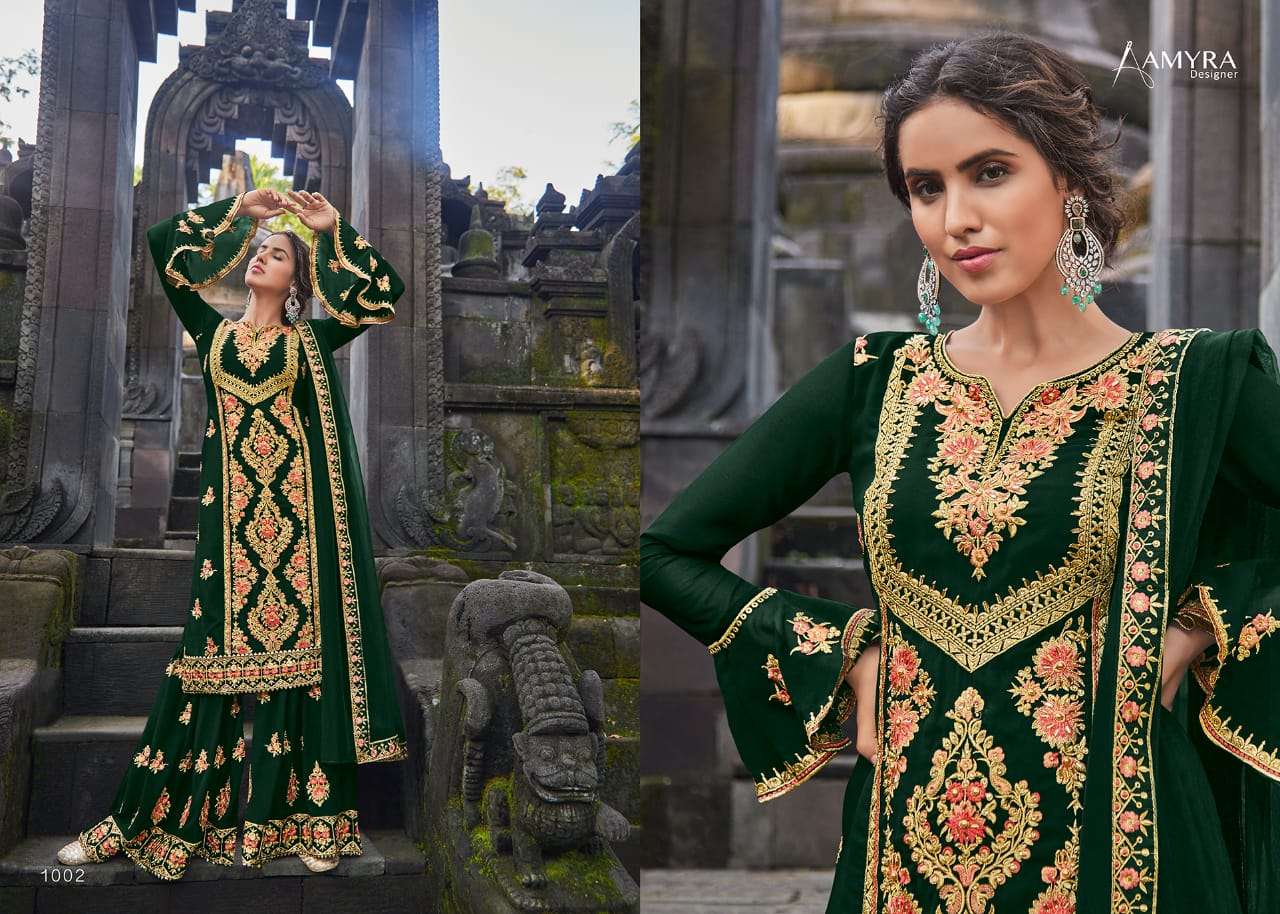 Amyra Celebrity Launch Of Bridal wedding Wear Salwar Suit With Heavy Designer Embroidery and Diamond Work 
