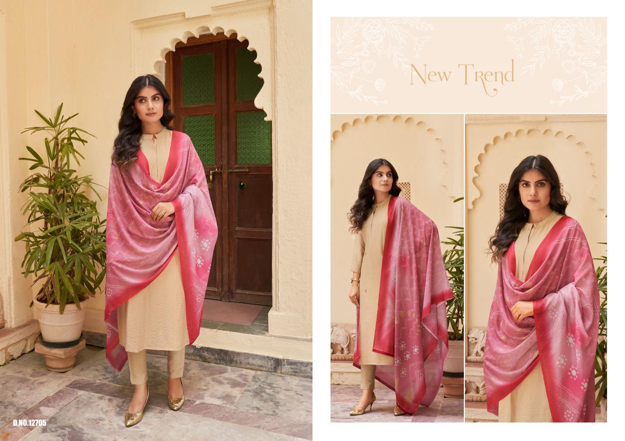 Kalaroop Harrier Exclusive Festive Wear Pure Viscose With Khatli Work Ready Made Collection
