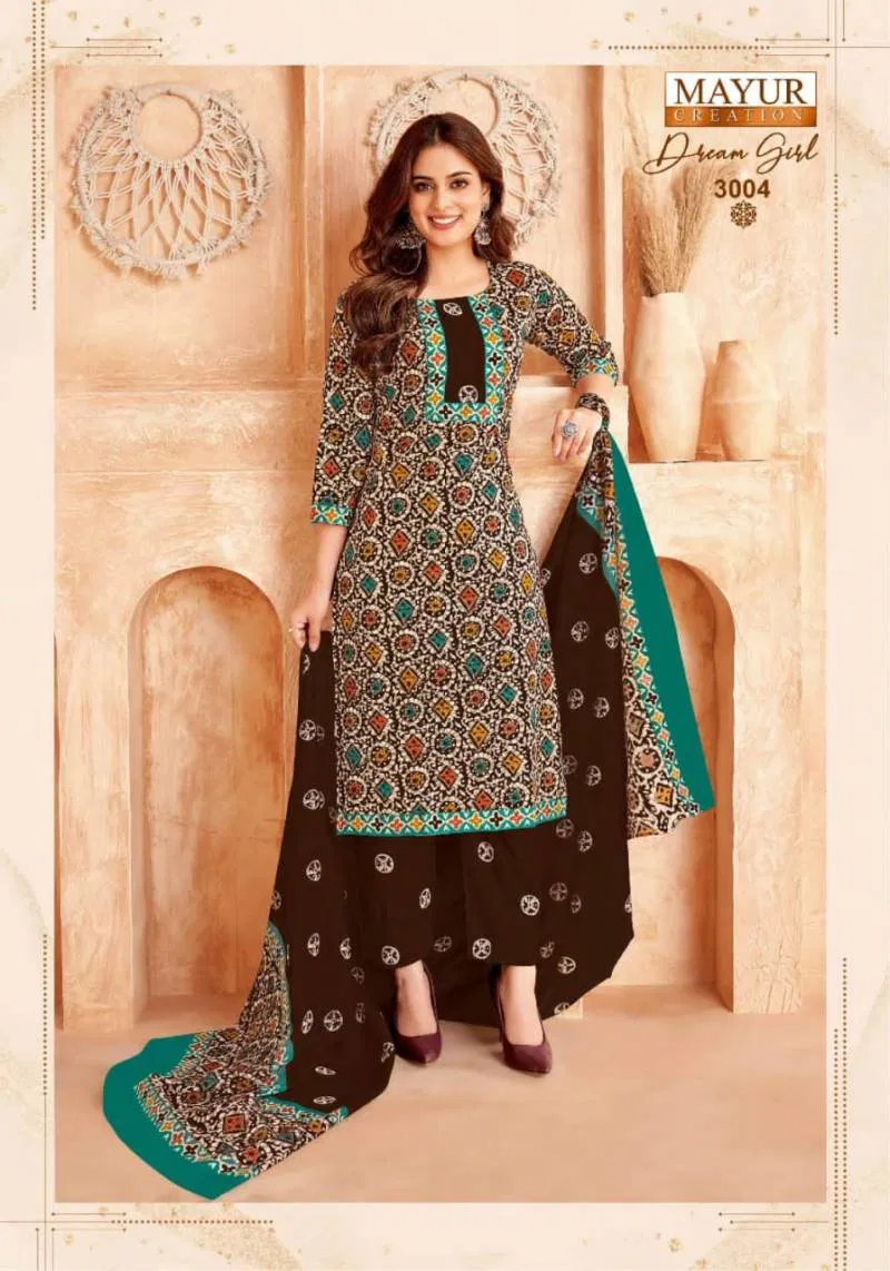 Dream Girl Vol 3 By Mayur Cotton Printed Kurti Bottom With Dupatta Wholesale In India