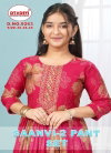 Saanvi Pant Set 9263 Rayon Printed Anarkali Kurtis Set Wholesalers In Delhi