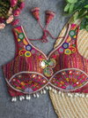 Fab Navratri 03 Italian Silk Gamthi Blouse Wholesale Suppliers In Mumbai