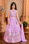 Aaradhna 653 Kids Star Georgette Thread Work Kids Girls Lehenga Choli