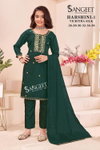 Harshini 1 By Sangeet Vichitra Silk Online Kids Girls Wear Readymade Suits Wholesale