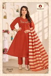 Riwayat By Namoh Mal Chanderi Kurti With Bottom Dupatta Wholesale Online
