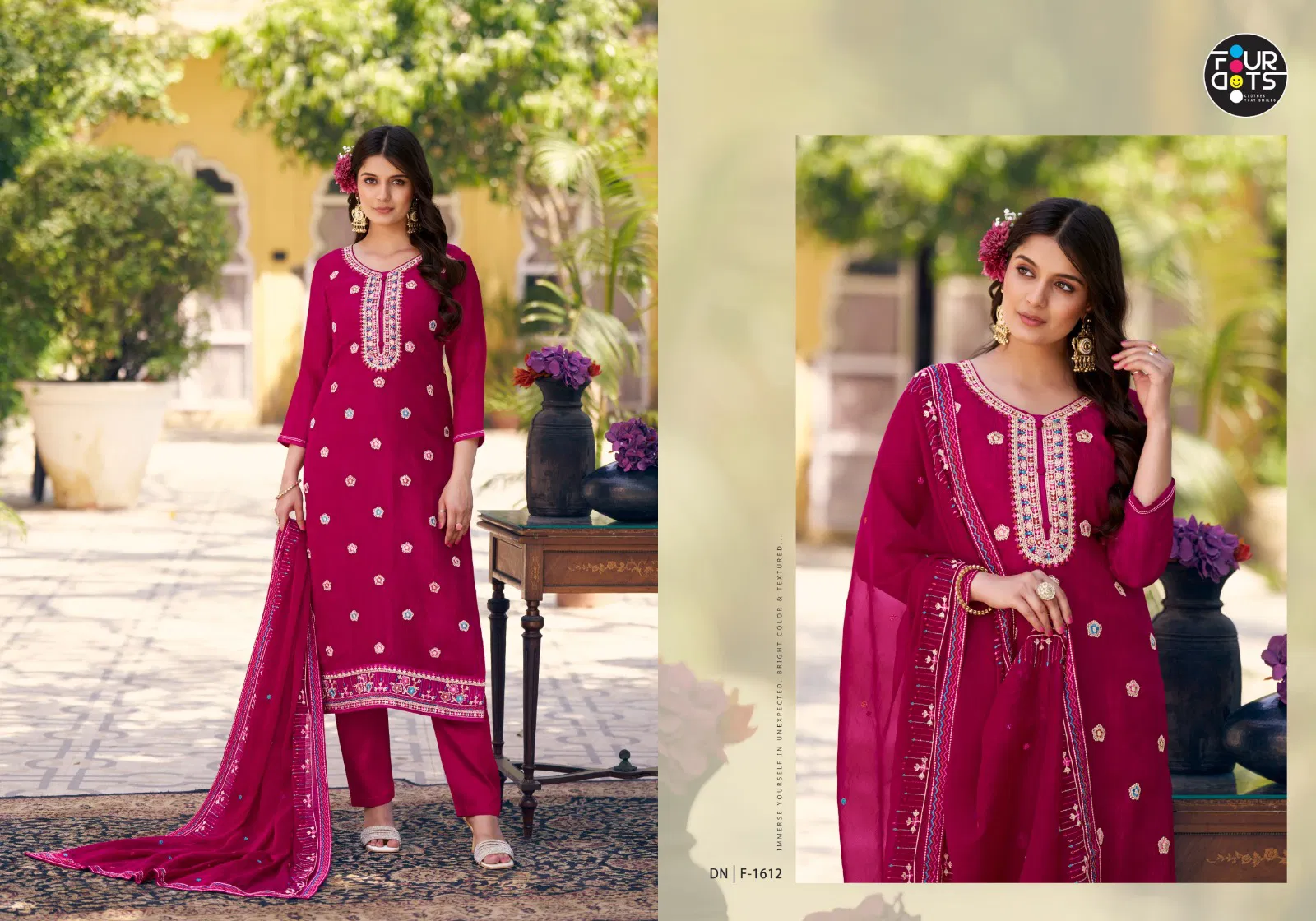 Ibadat By Fourdots Crush Silk Designer Salwar Suits Wholesale Shop In Surat