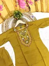 KF 5117 Kalaai Chanderi Embroidery Wholesale Kurti With Bottom Dupatta In India