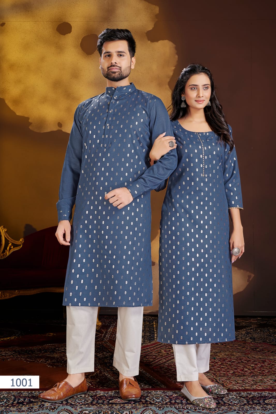 Banwery Fancy Party Wear Couple Dream Cotton Kurti With Pant Designer Collection
