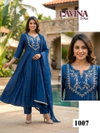 Lavina Vol 1 Roman Silk Embroidery Wholesale Anarkali Kurti Set In India