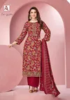 Begum By Alok Suit Viscose Reyon Printed Embroidery Dress Material Wholesale Market