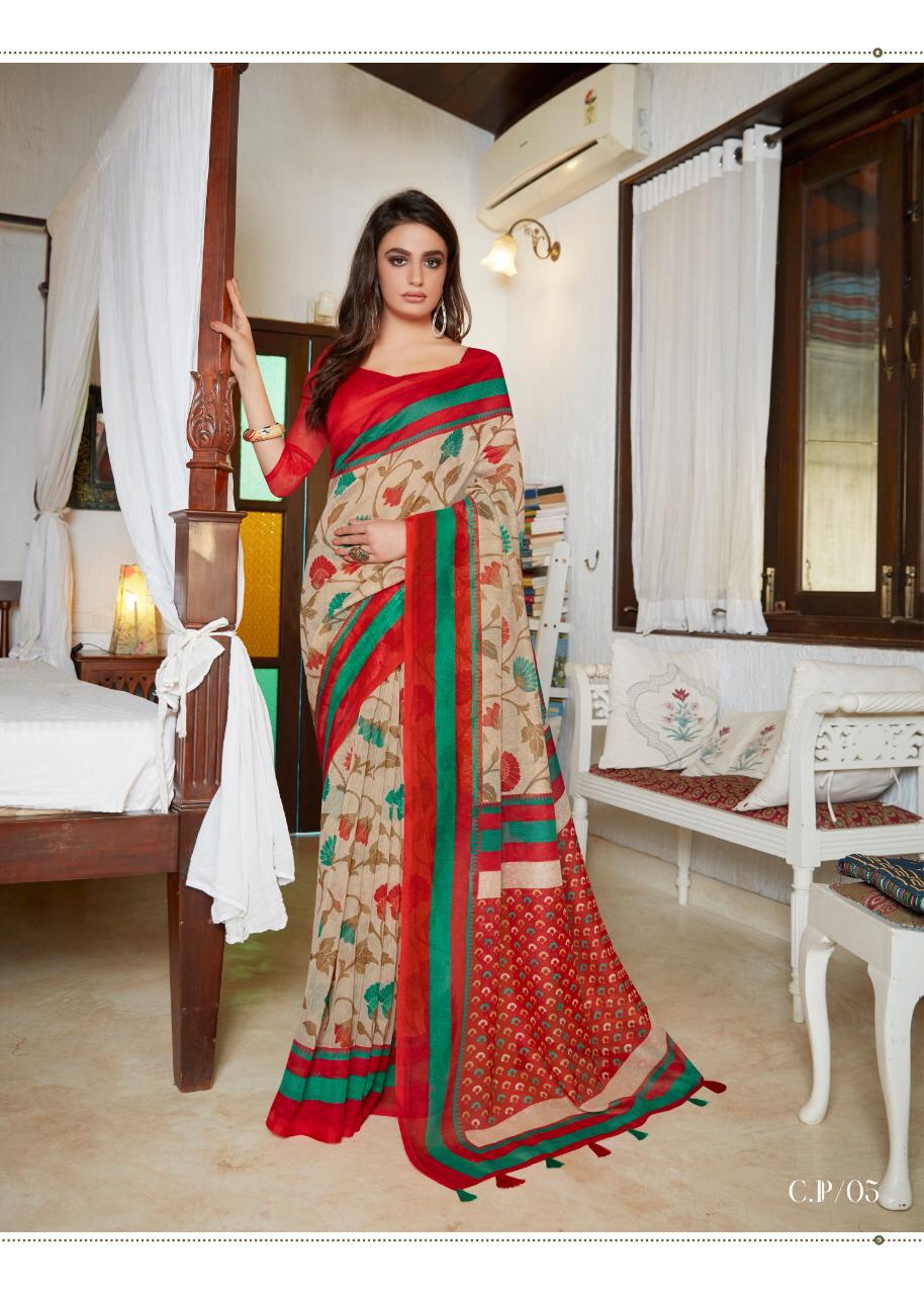 Siddharth Shinya Pattu Latest Designer Printed Saree Collection 