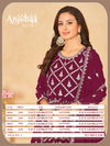 Anjubaa Vol 24 Faux Georgette Anarkali Dress Material Catalog