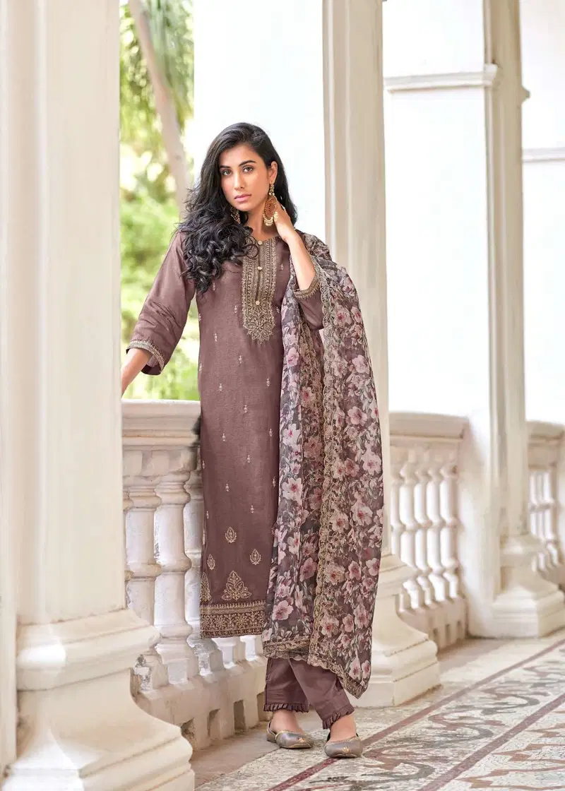 Almora Vol 2 By Bela Viscose Silk Dress Material Wholesale Clothing Distributors In India