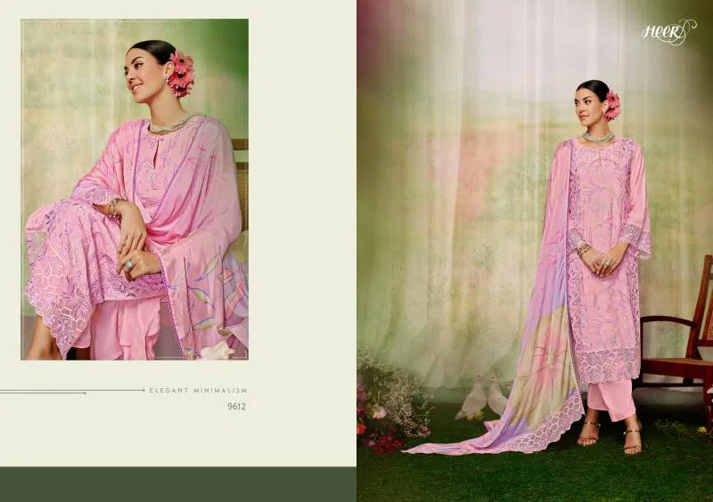 Mariyam By Kimora Heer Muslin Embroidery Salwar Suits Suppliers In India