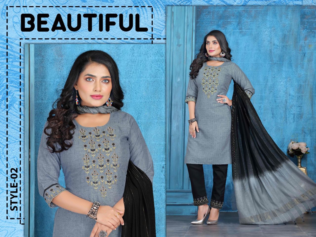 Inayat 2 Designer Fancy Ethnic Wear Rayon Kurti With Botton And Dupatta Readymade Collection