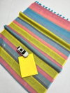 Sc Stripes Linen Cotton Woven Fancy Tassels Daily Wear Wholesale Shop In Surat