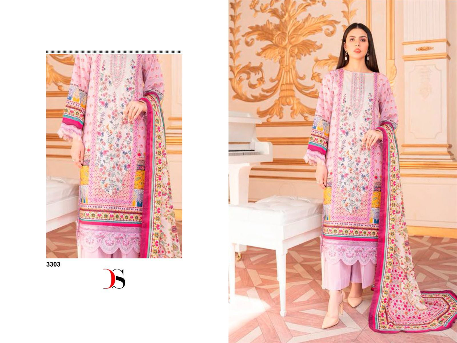 Firodus Morja 2 By Deepsy Cotton Pakistani Dress Material Catalog
