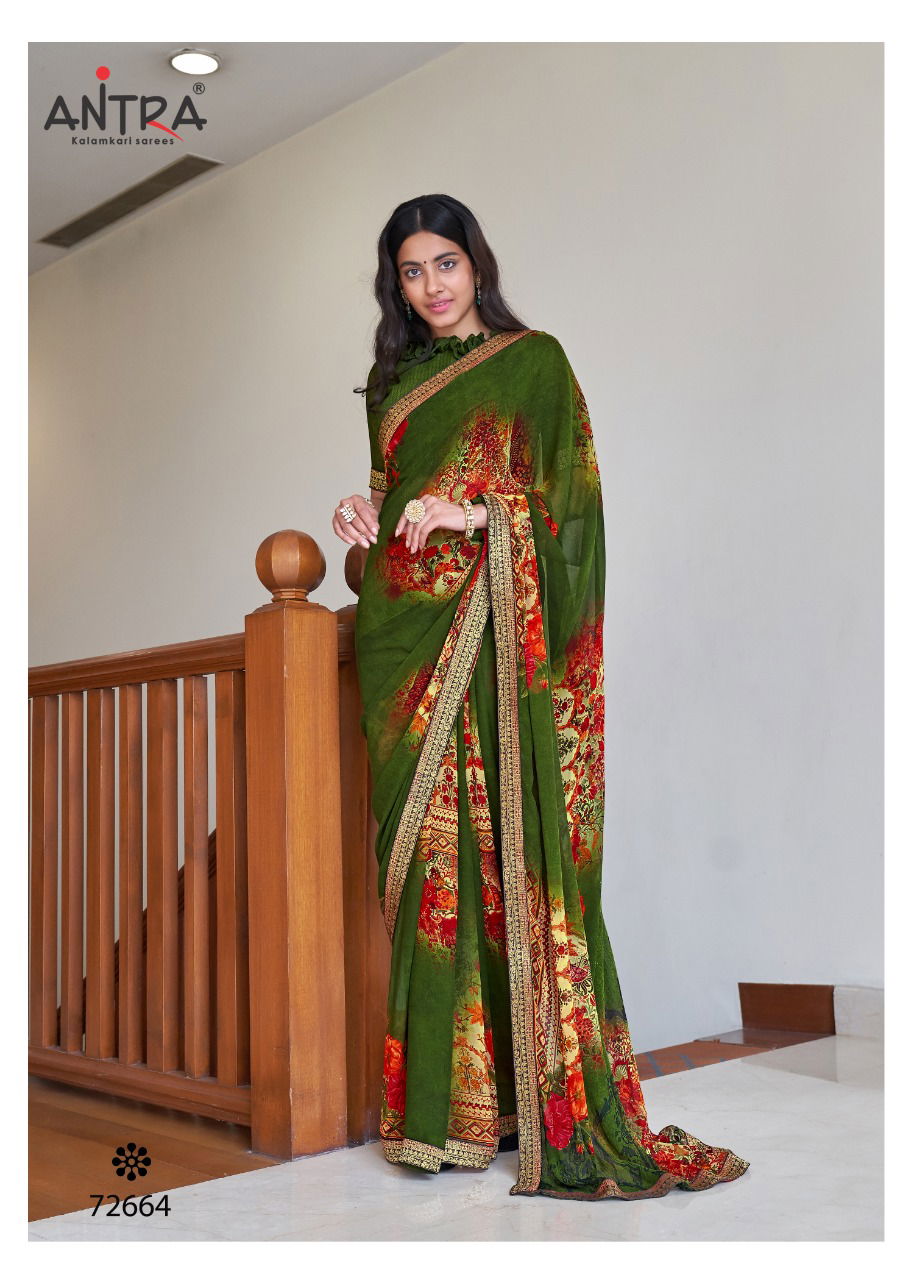 ANTRA SAVERA Latest Designer Fancy Regular Casual Wear Weightless printed saree Collection