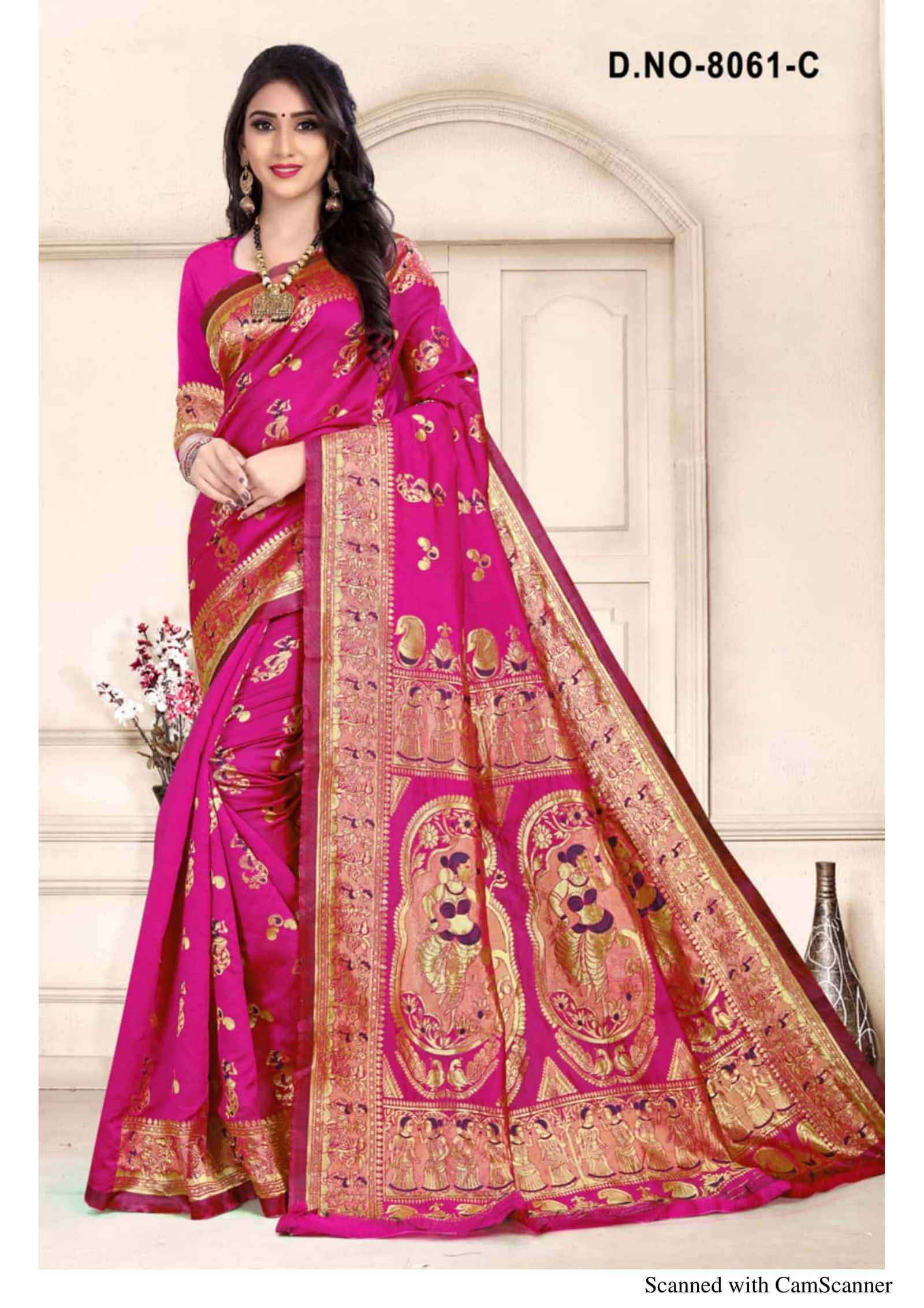 Melody 8061 Exclusive Collection Of Designer Jacquard Silk Saree Collection  