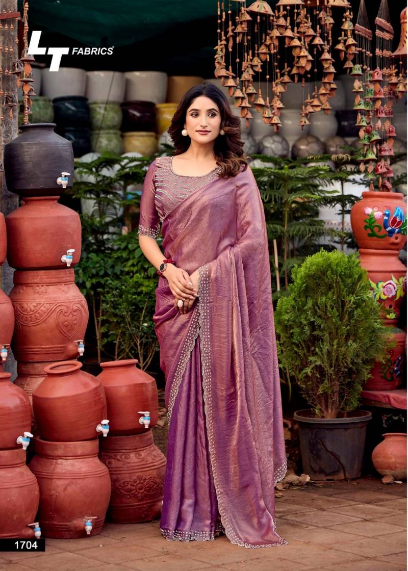 Silver Stone Vol 17 By Kashvi Nylon Cationic Fancy Saree Suppliers In India