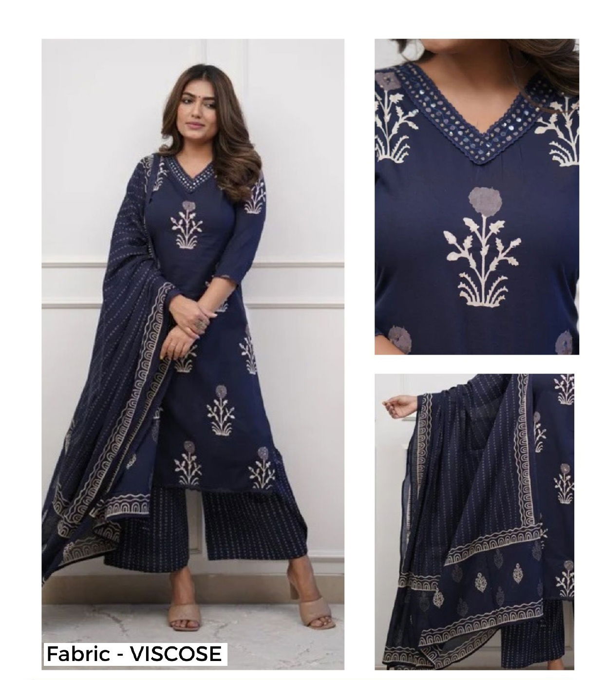 Av Designer Straight Cut Kurti With Bottom Dupatta Wholesale In India