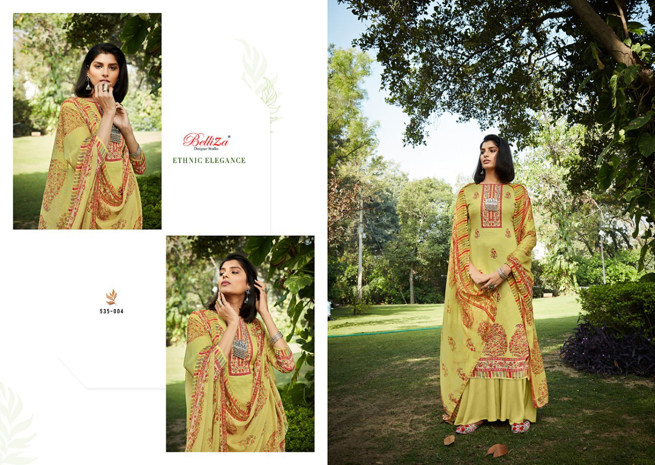 Belliza Swara 2 Designer Ethnic Wear Pure Original Heavy Jam Cotton Digital Print Dress Material Collection
