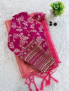 LC 651 By Laabh Pure Soft Tissue Silk Designer Readymade Blouse Sarees Manufacturers