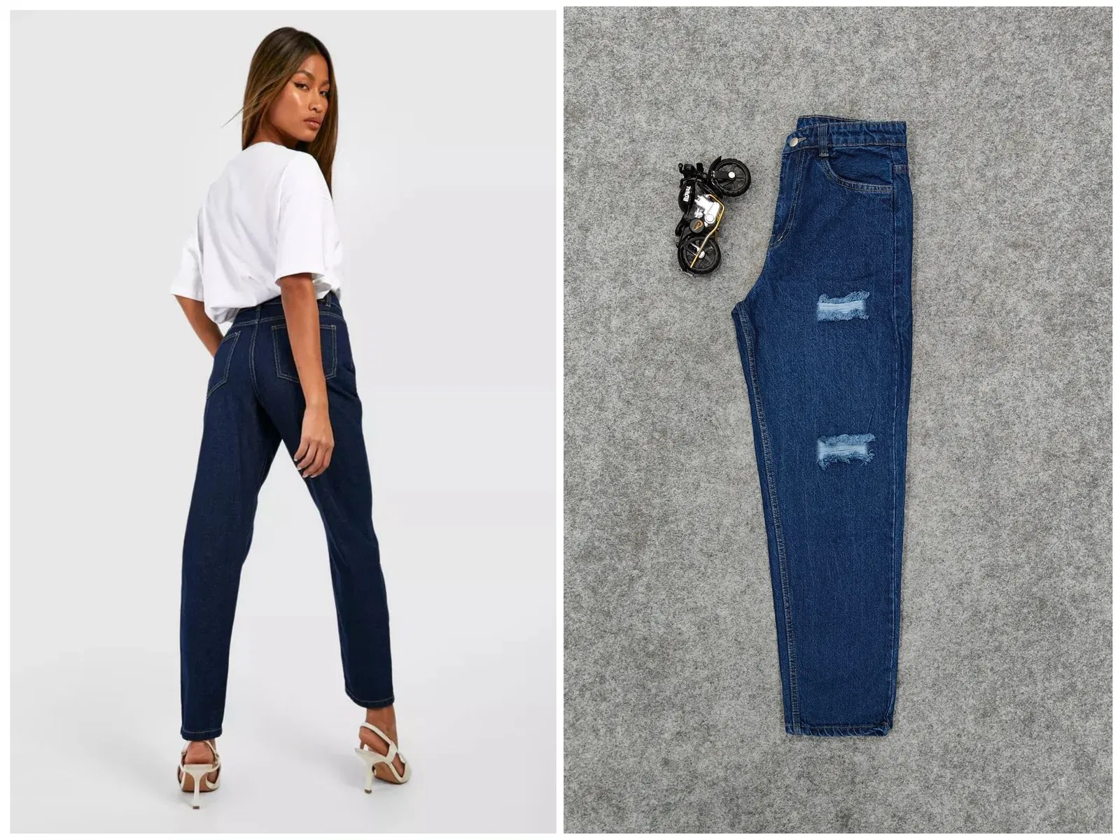 Vivda Western Funky Mom Fit Wholesale Jeans in India
 