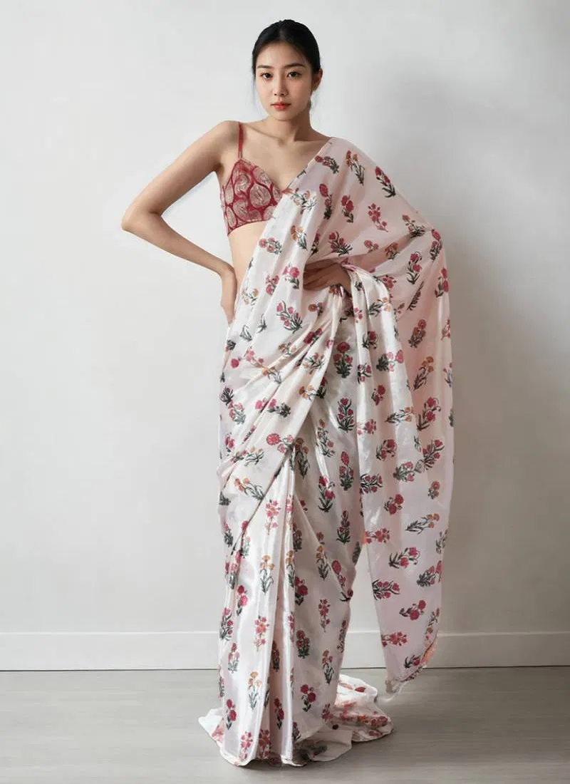 Jf 2420 To 26 Party Wear Stylish Chinon Saree Wholesale Clothing Suppliers In India