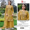 Bilqis B 253 A To D Chinon Readymade Pakistani Suits Wholesale Price In Surat