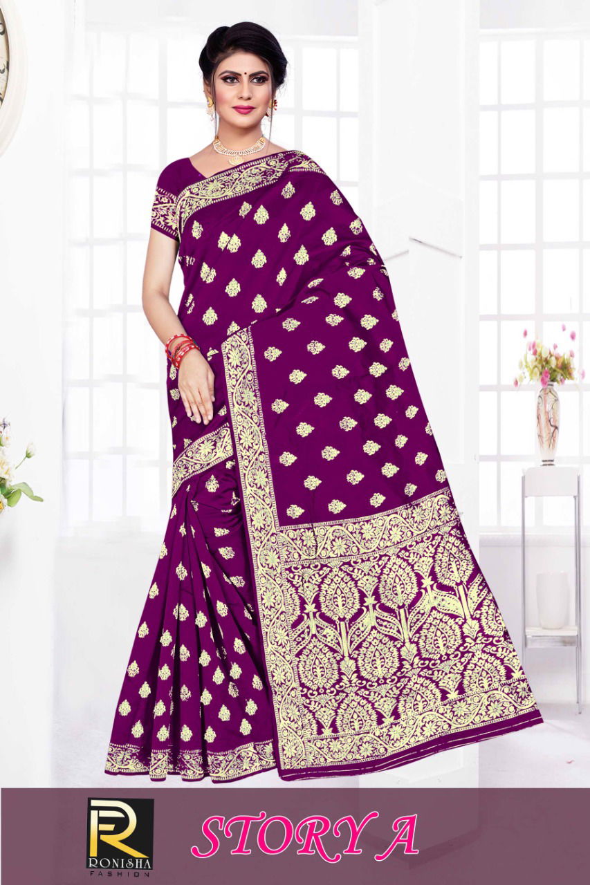 Ronisha Story Ethnic Wear Silk Designer Sarees Collection
