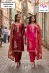 1782 By Ossm Style Mal Roman Silk Kurtis Set Size Combo