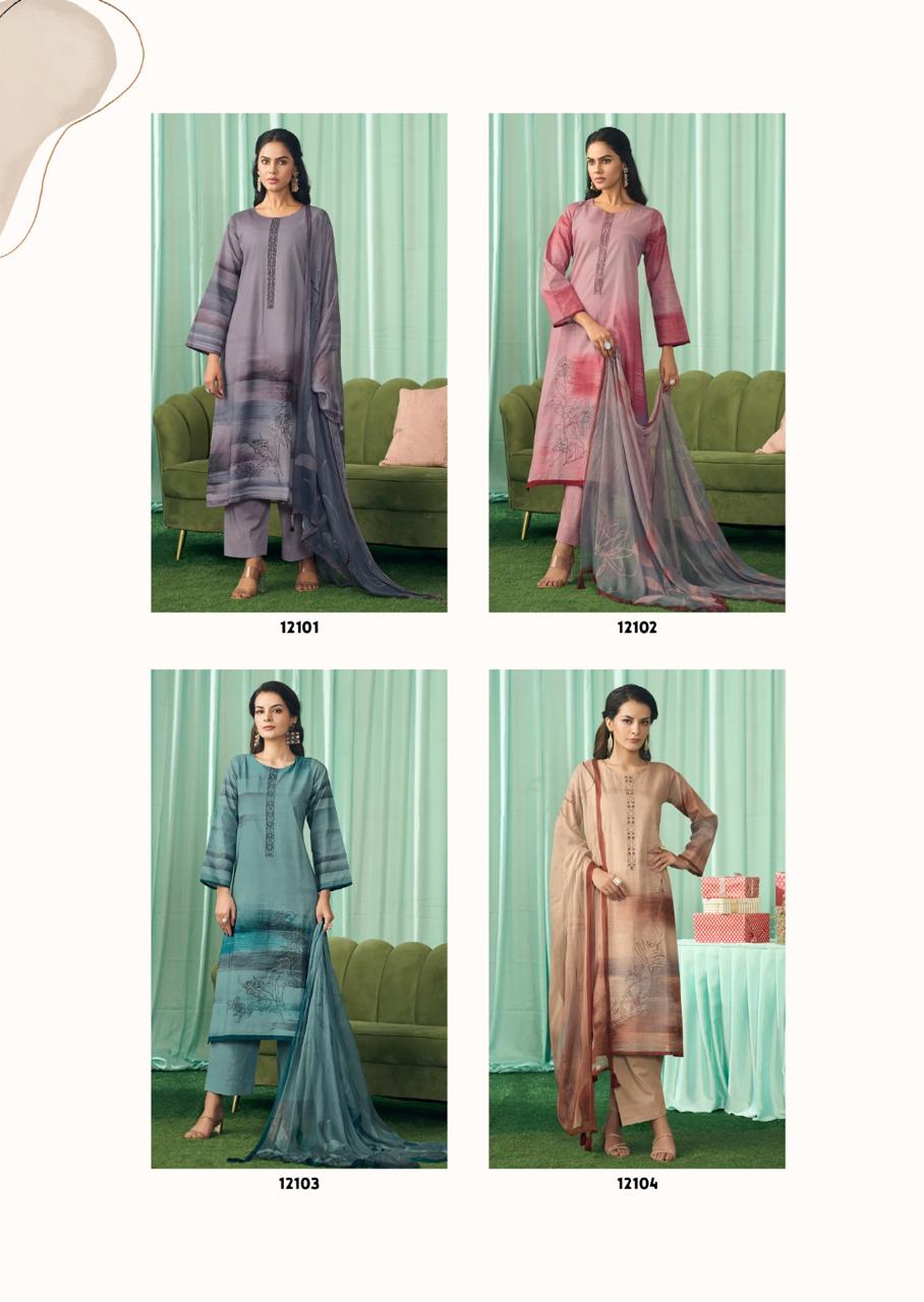 Vanilla By Prm Pure Cotton Digital Printed Dress Material Suppliers In India