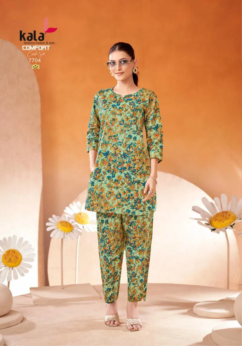 Comfort Cord Set Vol 2 By Kala Printed Cotton Co Ord Set Wholesalers In Delhi