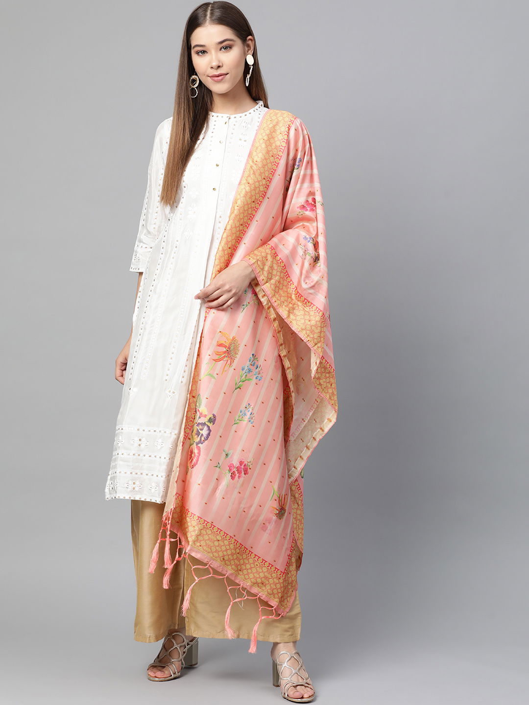 Zarika Designer Dupatta Having Beautiful Border Full Printed Design