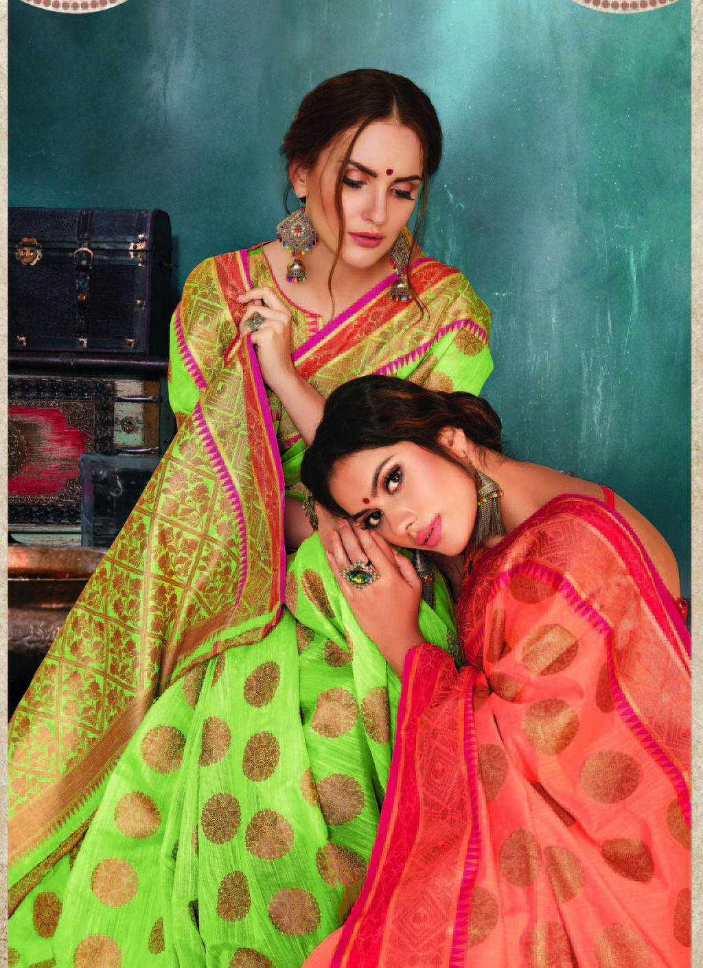 Sangam Malbari Handloom Soft Linen Silk Latest Designer Wedding Wear Saree Collection
