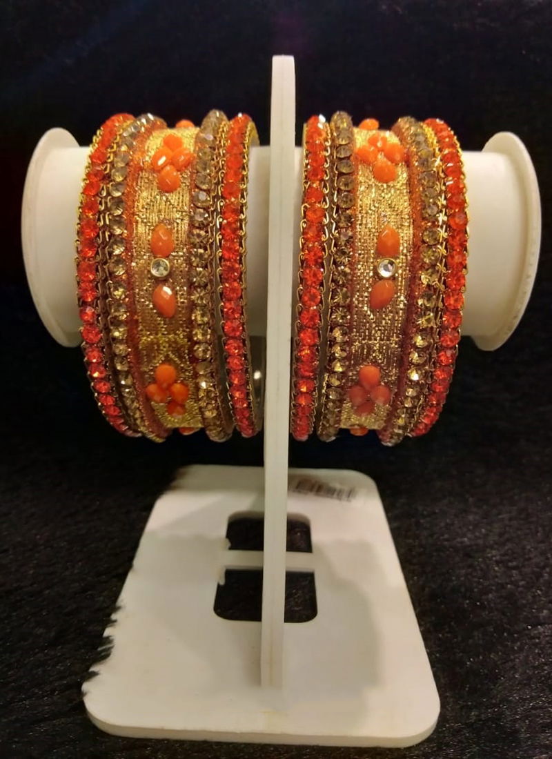 New Latest Designer Thread Work Bangles Set Collection