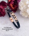 AD Diamond Rose Gold Fancy Bracelets Accessories Catalog