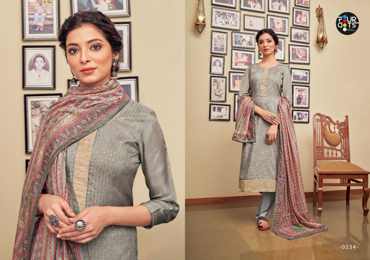 Four Dots Avsar 3 Ethnic Wear Latest Fancy Designer Dress Material