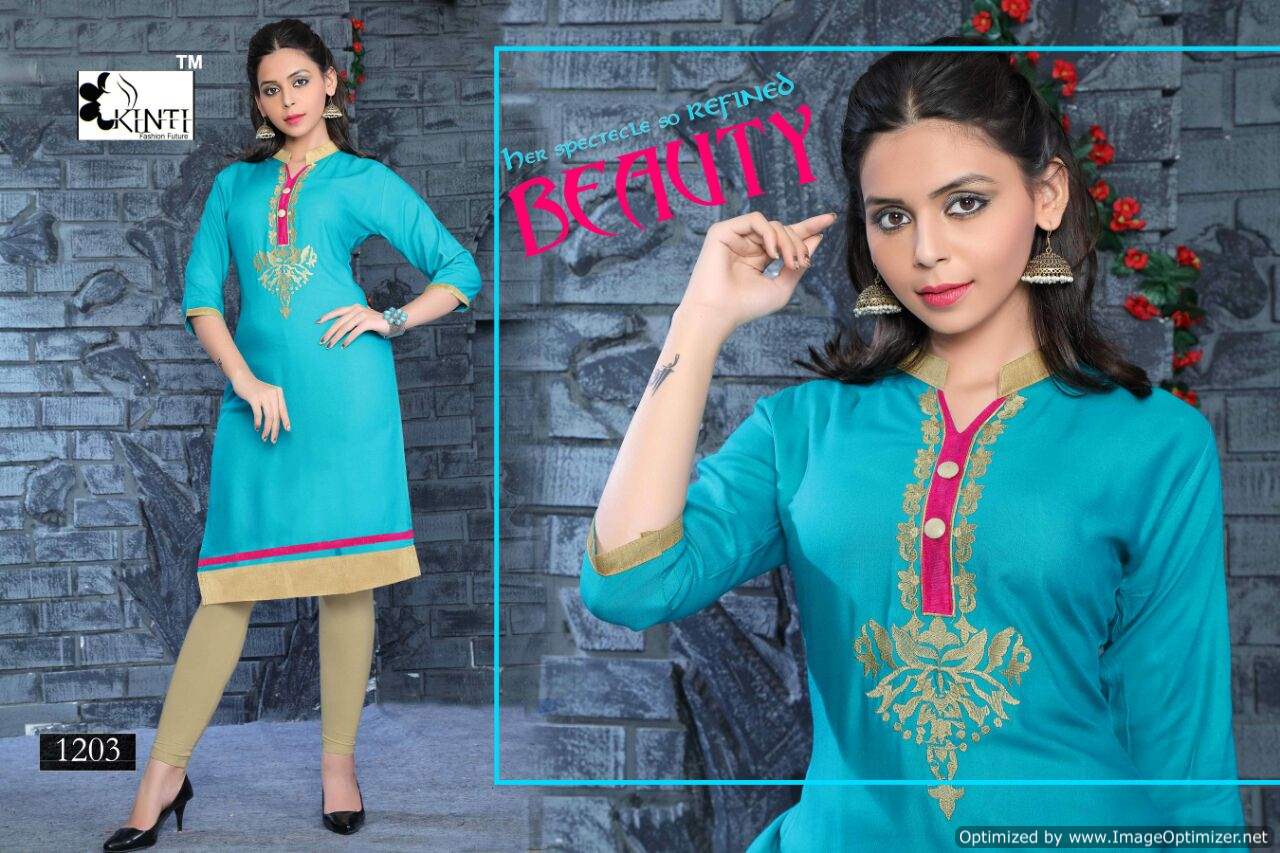 Kinti-Karishma Latest Fancy Ethnic Wear Fancy Kurti collection
 