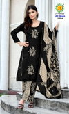 All Black Vol 35 By Jt Rayon Sequence Embroidery Dress Material Orders In India