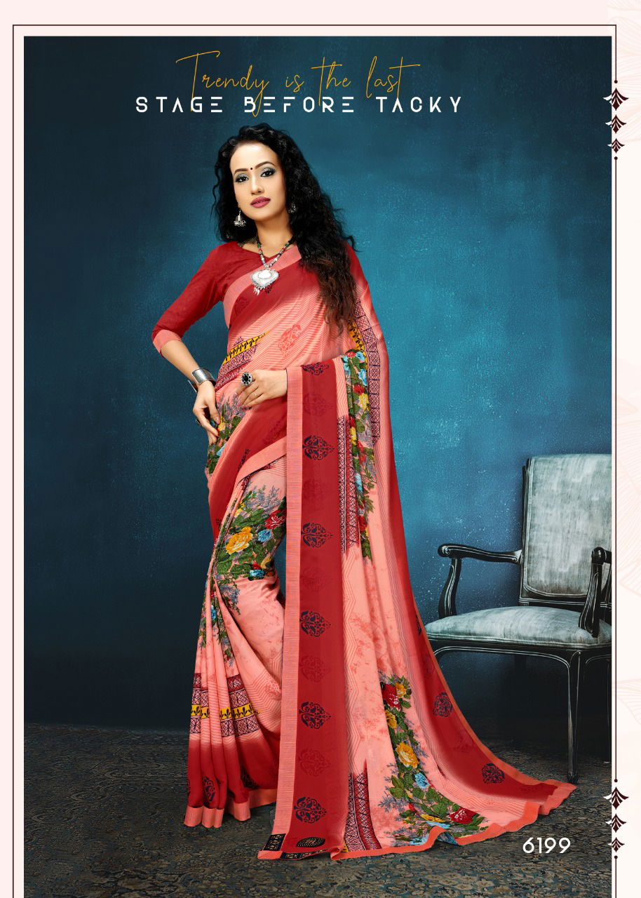 Haytee Colors 46 Designer Printed Daily Wear Saree 