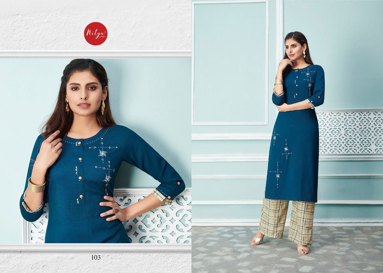 LT FABRICS GLORY Latest Fancy Festive Wear Heavy Designer Rayon Kurtis With Bottom Collection